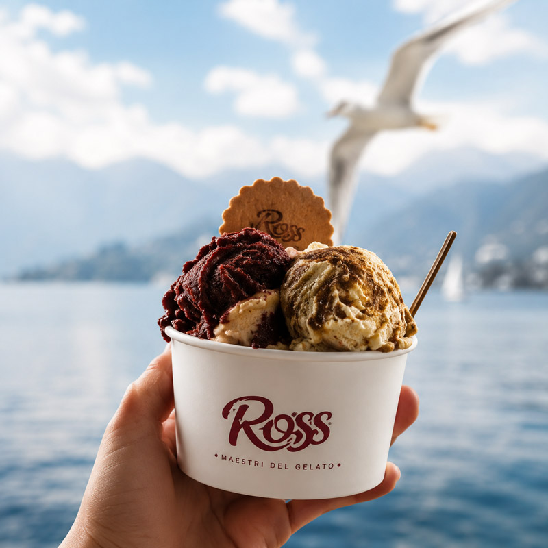 il nostro gelato sul lago di Como